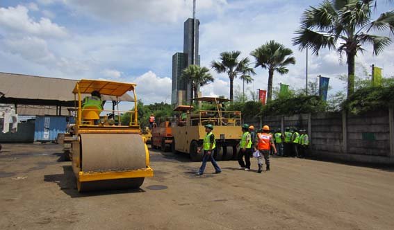SKT Operator AMP, Asphalt Finisher dan Road Roller Januari 2012