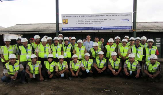 SKT Operator AMP, Asphalt Finisher dan Road Roller Januari 2012